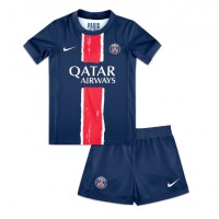 Camisa de time de futebol Paris Saint-Germain Replicas 1º Equipamento Infantil 2024-25 Manga Curta (+ Calças curtas)